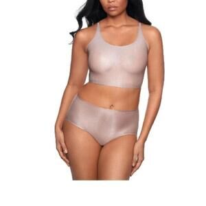 New Miraclesuit Women's Body Glow
Light Shaping Bralette 2427 -Stucco S